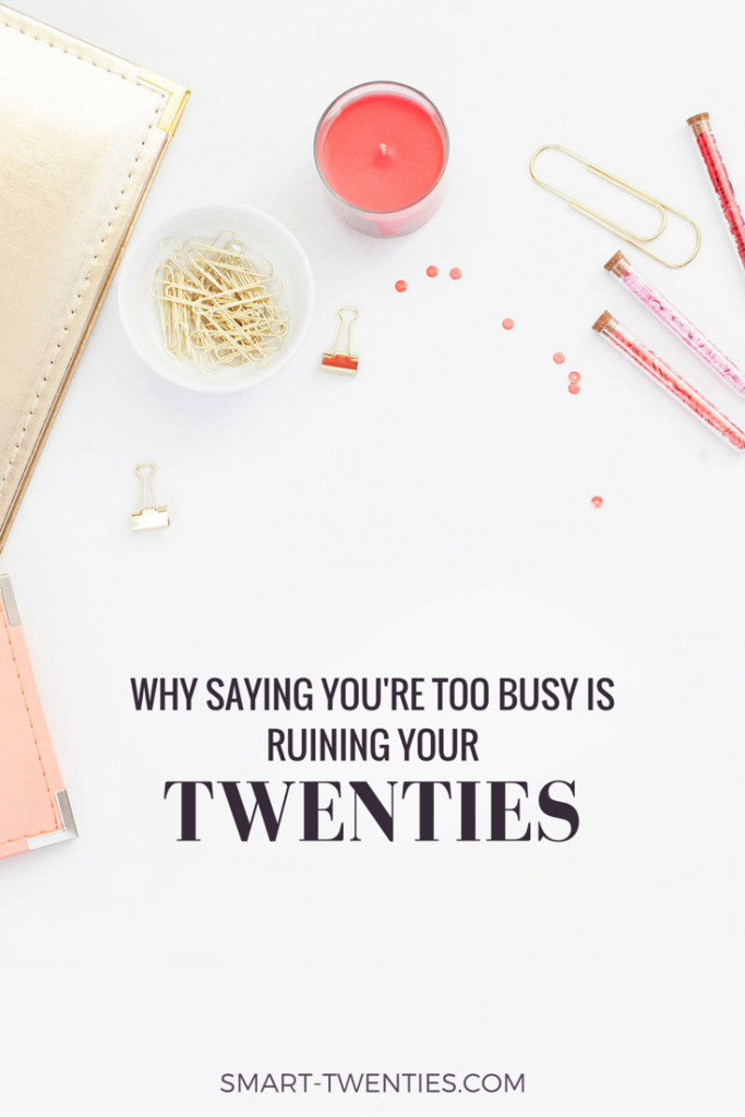 It's easy to use the excuse that we're too busy to look after ourselves and to achieve our goals. In this post I share why being too busy is just an excuse