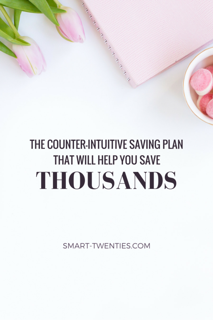 Struggling to save money? Here's a look at my counter-intuitive saving plan and how it will help you save money like never before.