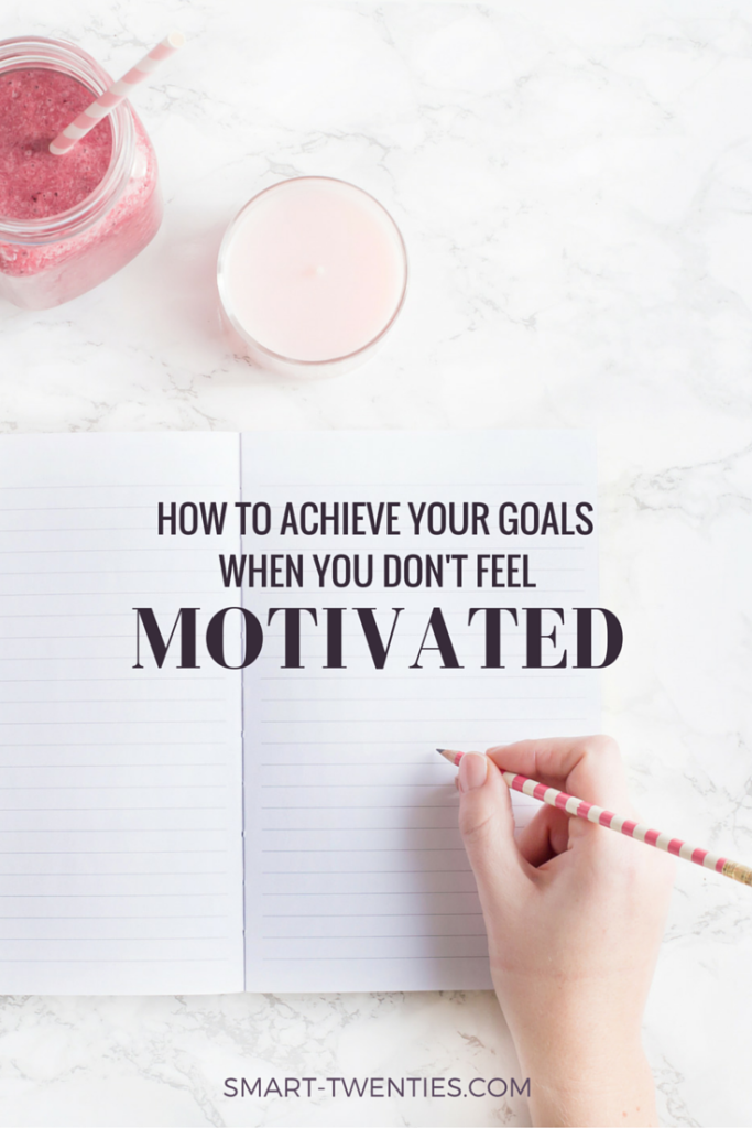 I share how you can achieve your goals without feeling motivated or inspired, and why you can't rely on motivation if you're serious about your goals