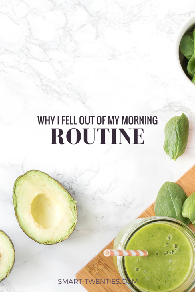 Have you ever fallen out of a morning routine? Yeah, so have I. Find out why that's ok and how to get started again.