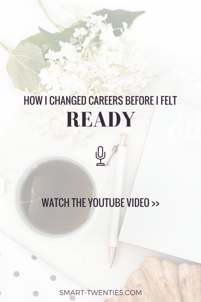 Thinking of making a career change but don't feel ready? Find out how I took a leap of faith and quit my full-time job before I felt ready!