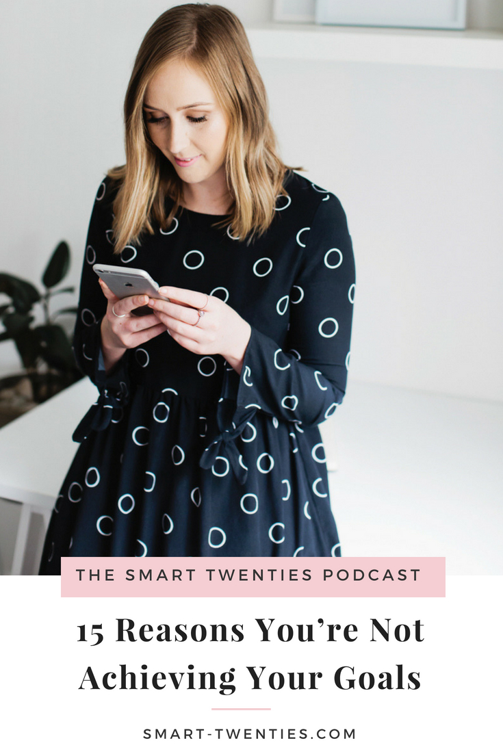 Even if we want to achieve our goals, there are many things we do on a subconscious level to stop ourselves from achieving them. Today, I’m sharing 15 reasons you’re not achieving your goals. 