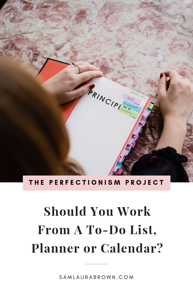 Perfectionists have a habit of making plans they can’t follow, so in this episode I’m sharing exactly how I plan my week and my advice on whether you should work from a to-do list, planner or calendar. If you want to be more productive, be sure to tune in!