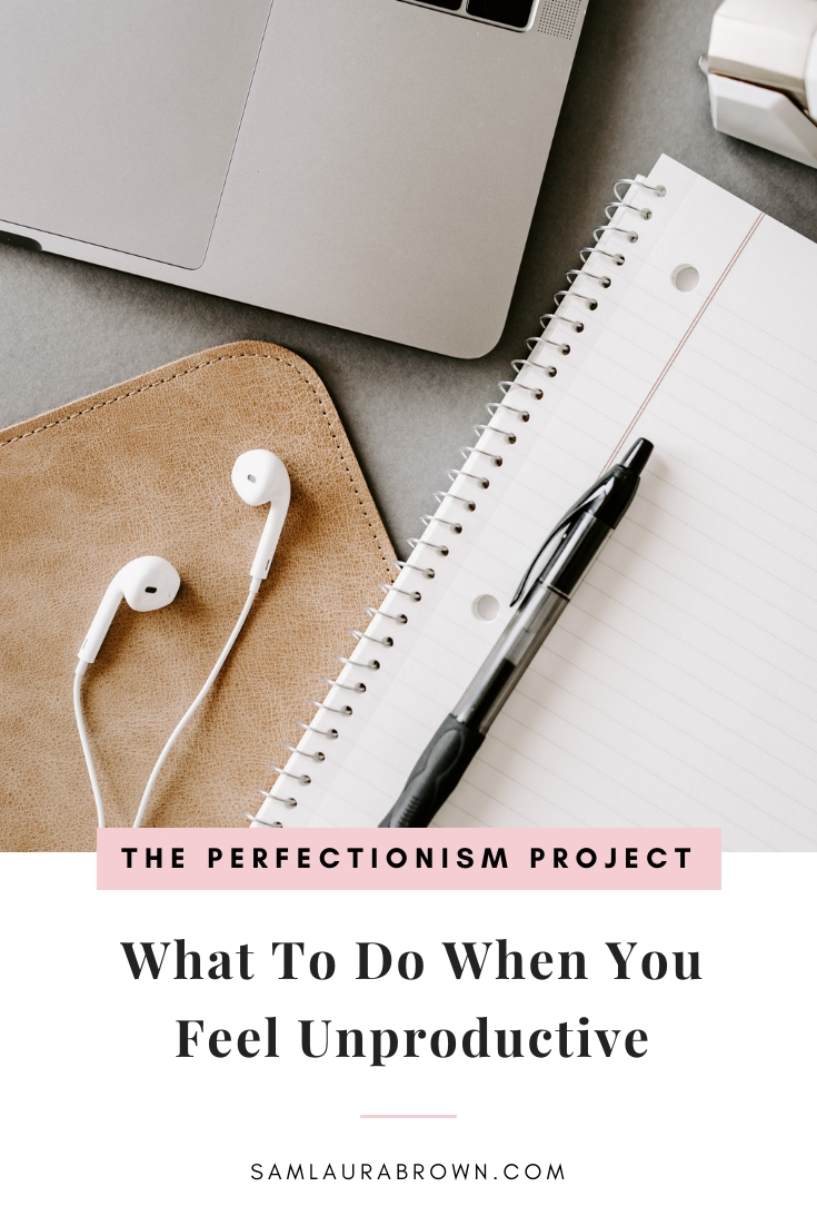 Perfectionists hate feeling unproductive so in this episode, I’m sharing my very best tips on what to do when you feel unproductive.