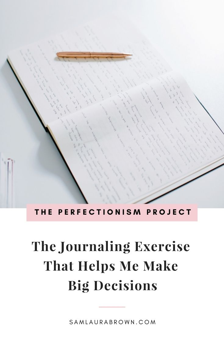 Do you need to make a big decision but your fears are holding you back? Grab your journal and a pen because today I’m sharing the exact journaling exercise that helps me make big decisions, even when I’m scared.