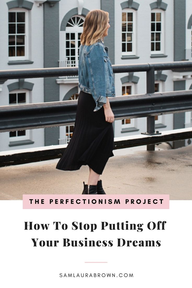 Is there something you want to do but you haven’t started yet? Maybe you’re putting it off until the perfect time to start. I’m sharing how I stopped putting off my dream of building a business and how you can do the same - even if your legs are trembling!