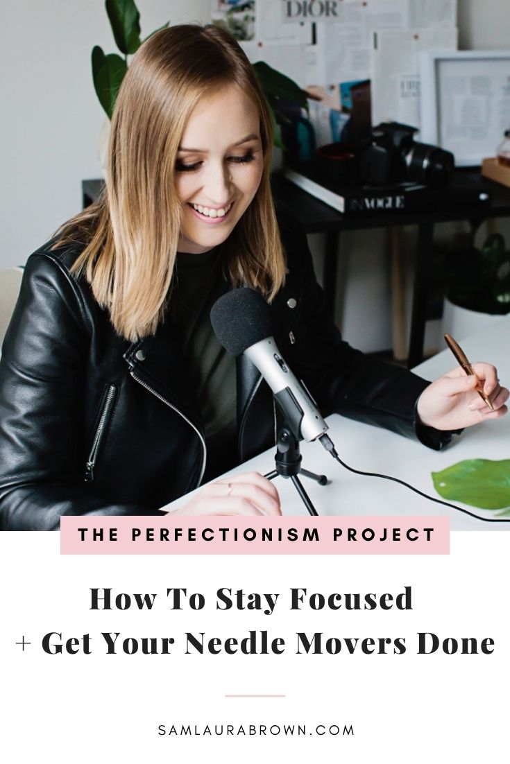 In this episode, I’m answering some of the most common questions that come up for perfectionist entrepreneurs when it comes to staying focused and getting needle movers done without burning out.